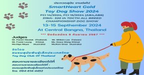 ประกวดสุนัข งานSmartHeart Gold Toy Dog show 2024